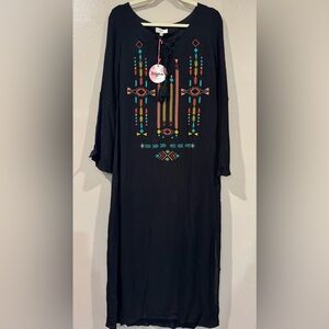 NWT Hayden Black Gauze Dress Size Medium